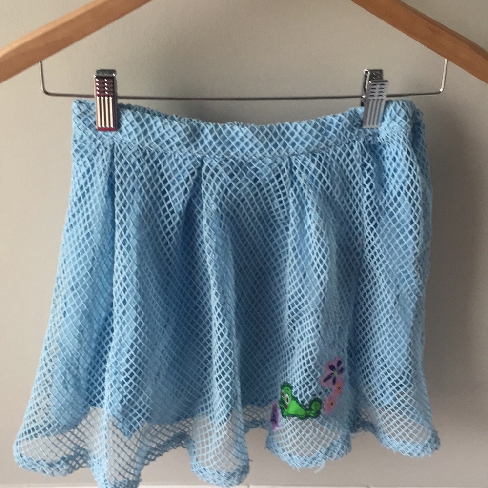 Disney Blue Overlay Skirt Size 9/10